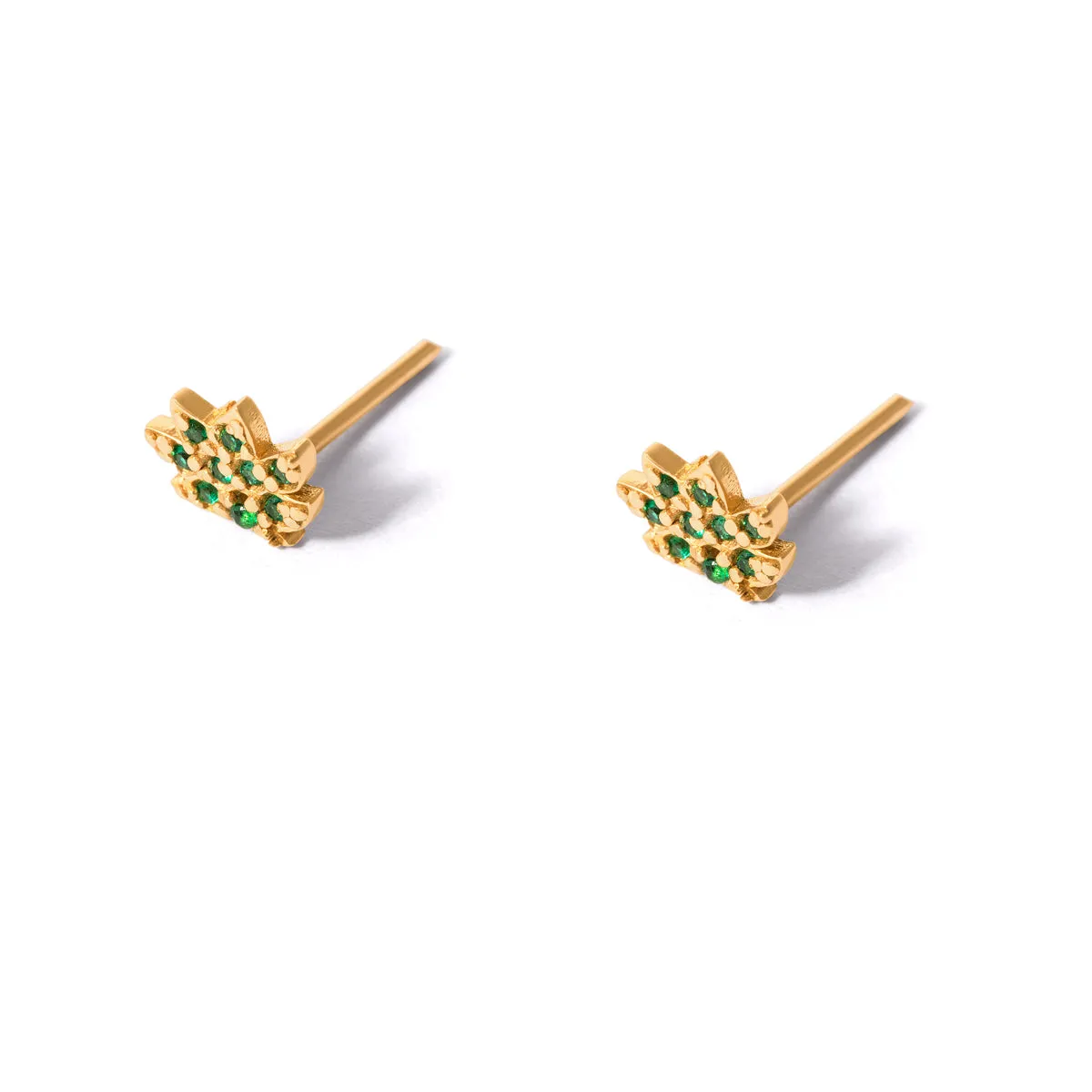 Monstera Leaf Stud Earrings