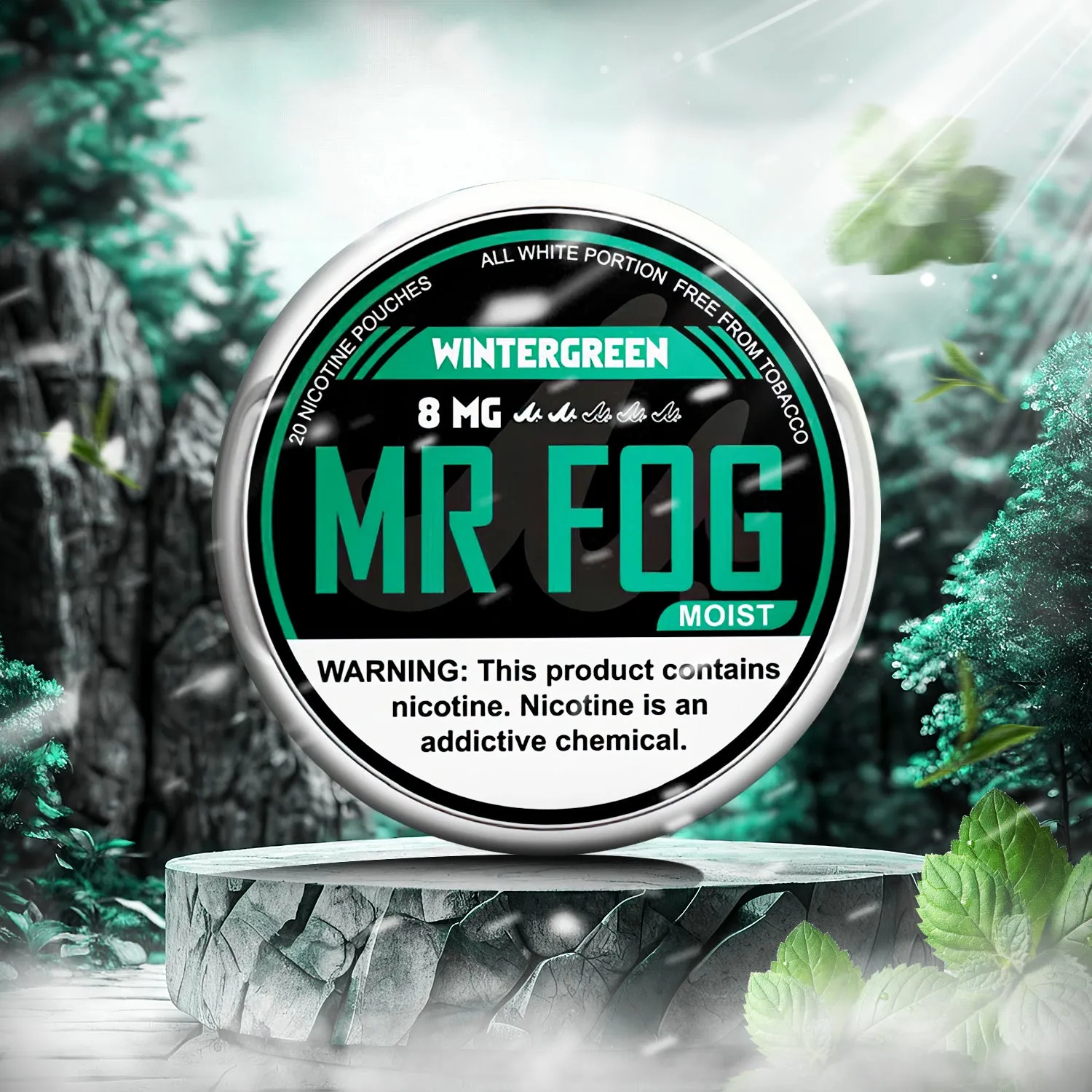 MR FOG NICOTINE POUCHES 8MG