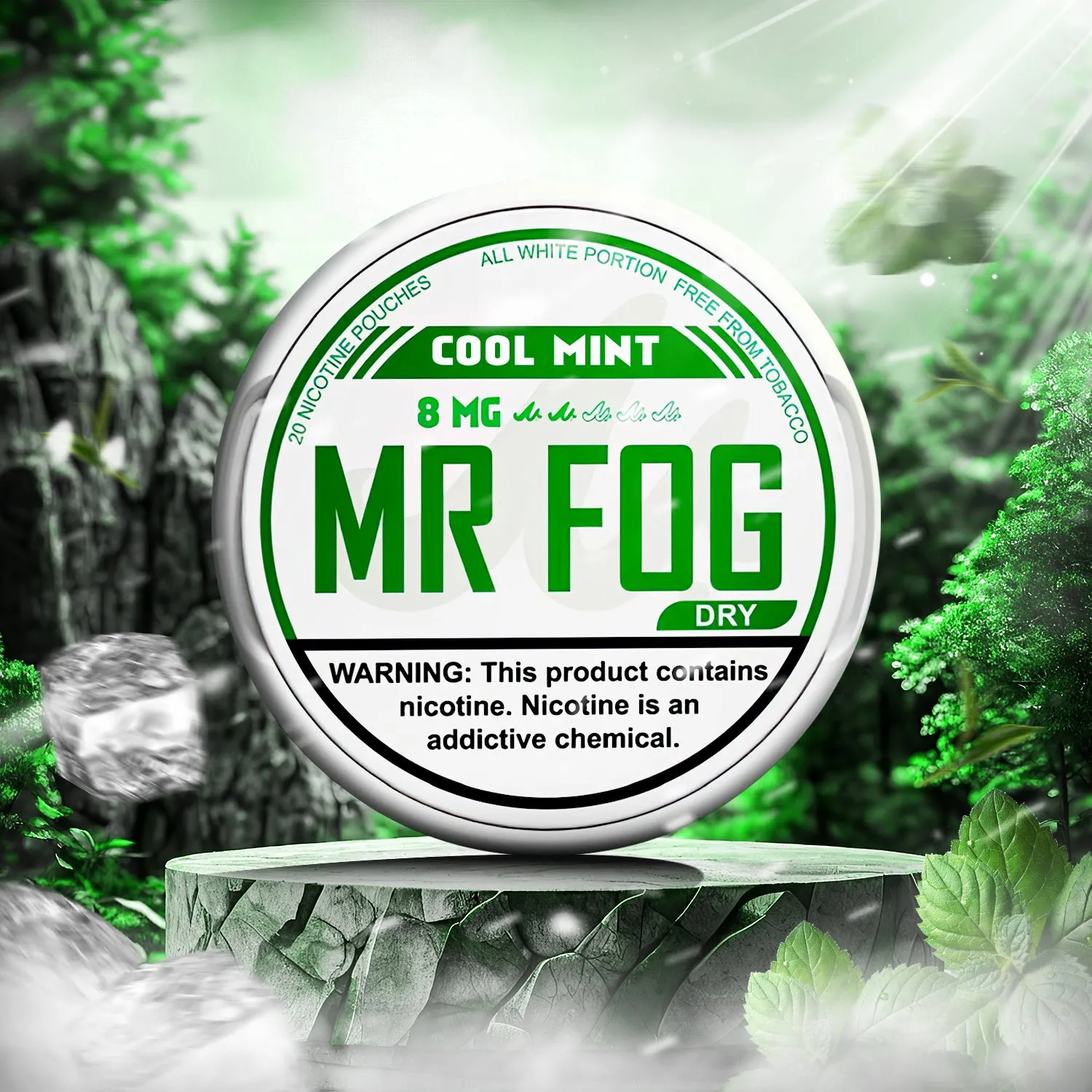 MR FOG NICOTINE POUCHES 8MG