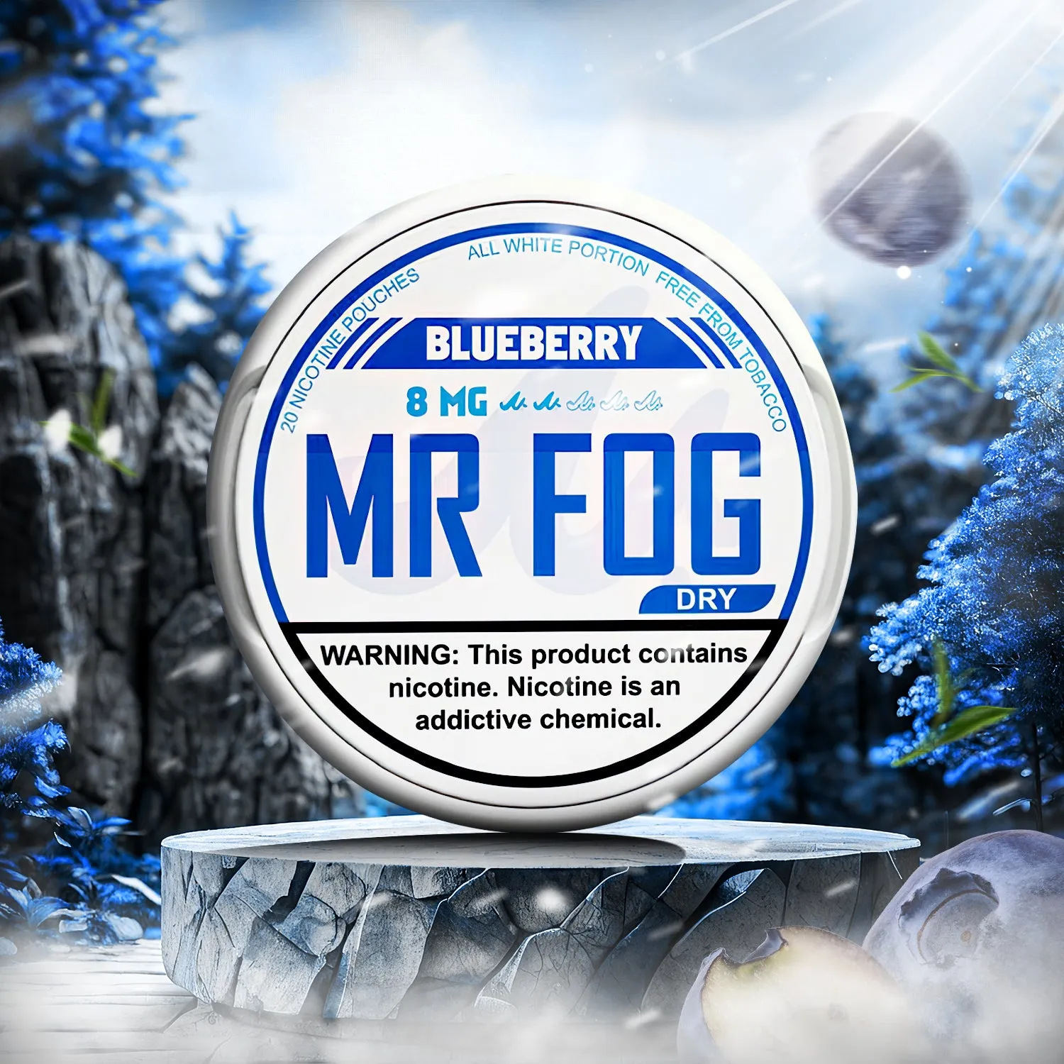 MR FOG NICOTINE POUCHES 8MG