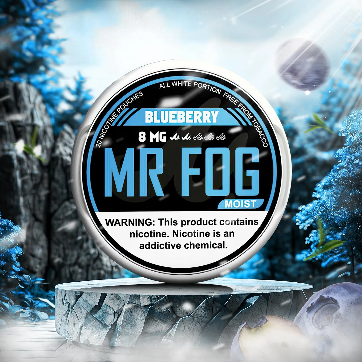 MR FOG NICOTINE POUCHES 8MG