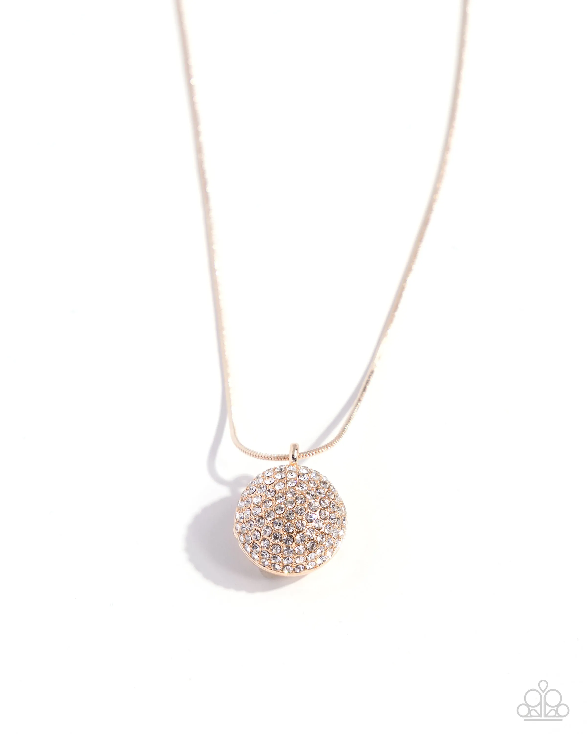 Necklaces Bedazzled Bravado - Rose Gold N2229