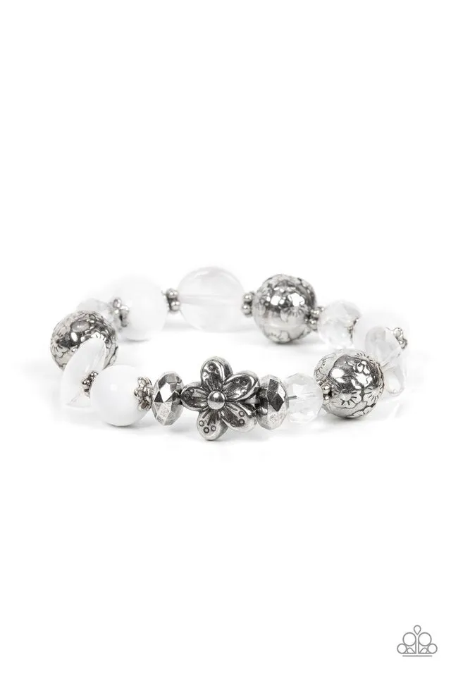 Paparazzi Bracelet ~ Pretty Persuasion - White