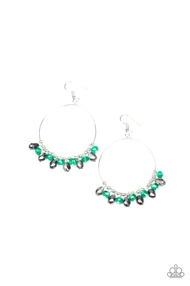 Paparazzi Earring ~ Crystal Collaboration - Green