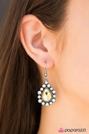 Paparazzi Earring ~ Release Your Inner Sparkle - Yellow