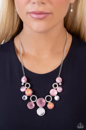 Paparazzi Necklace ~ Corporate Color - Pink