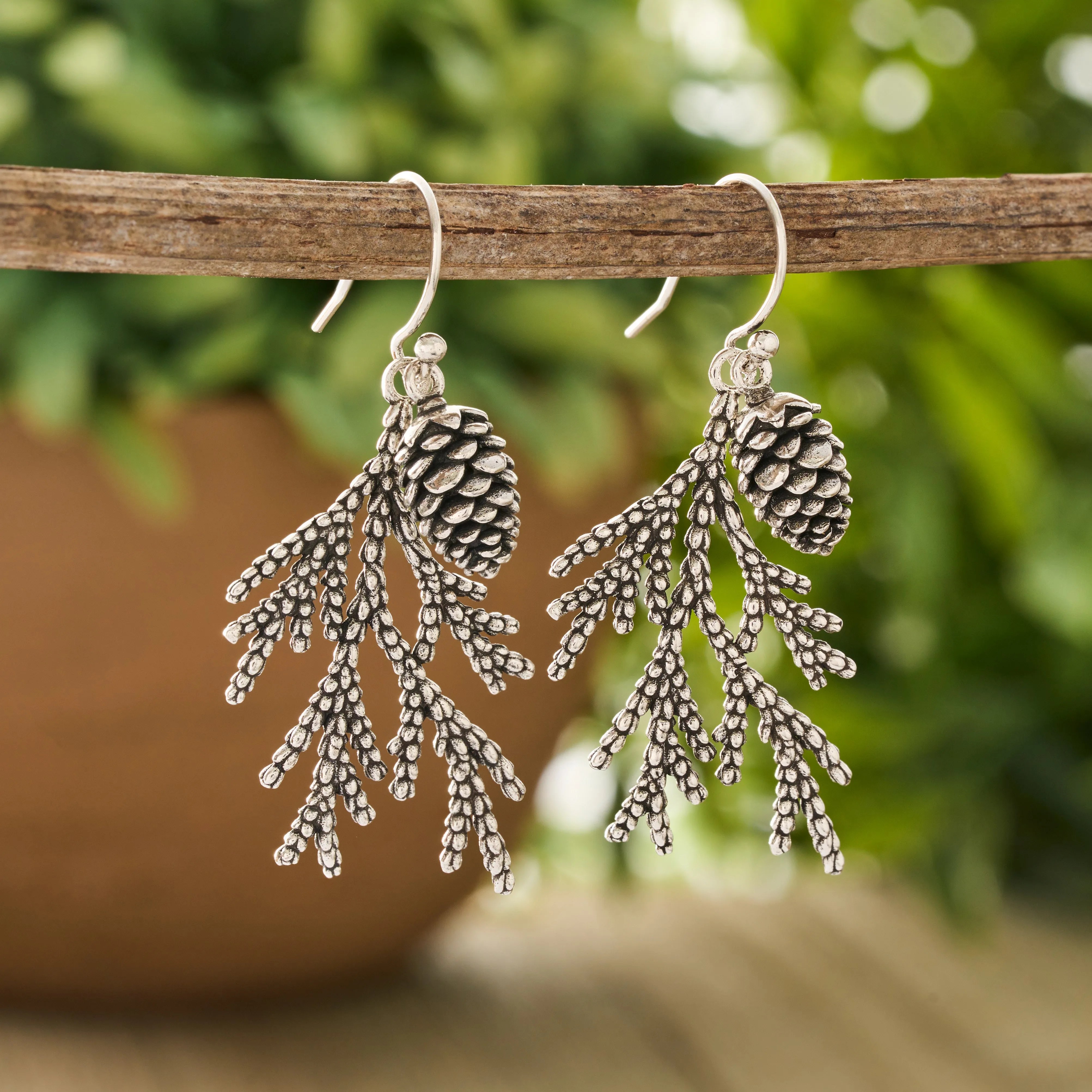 Pine Branch Earrings