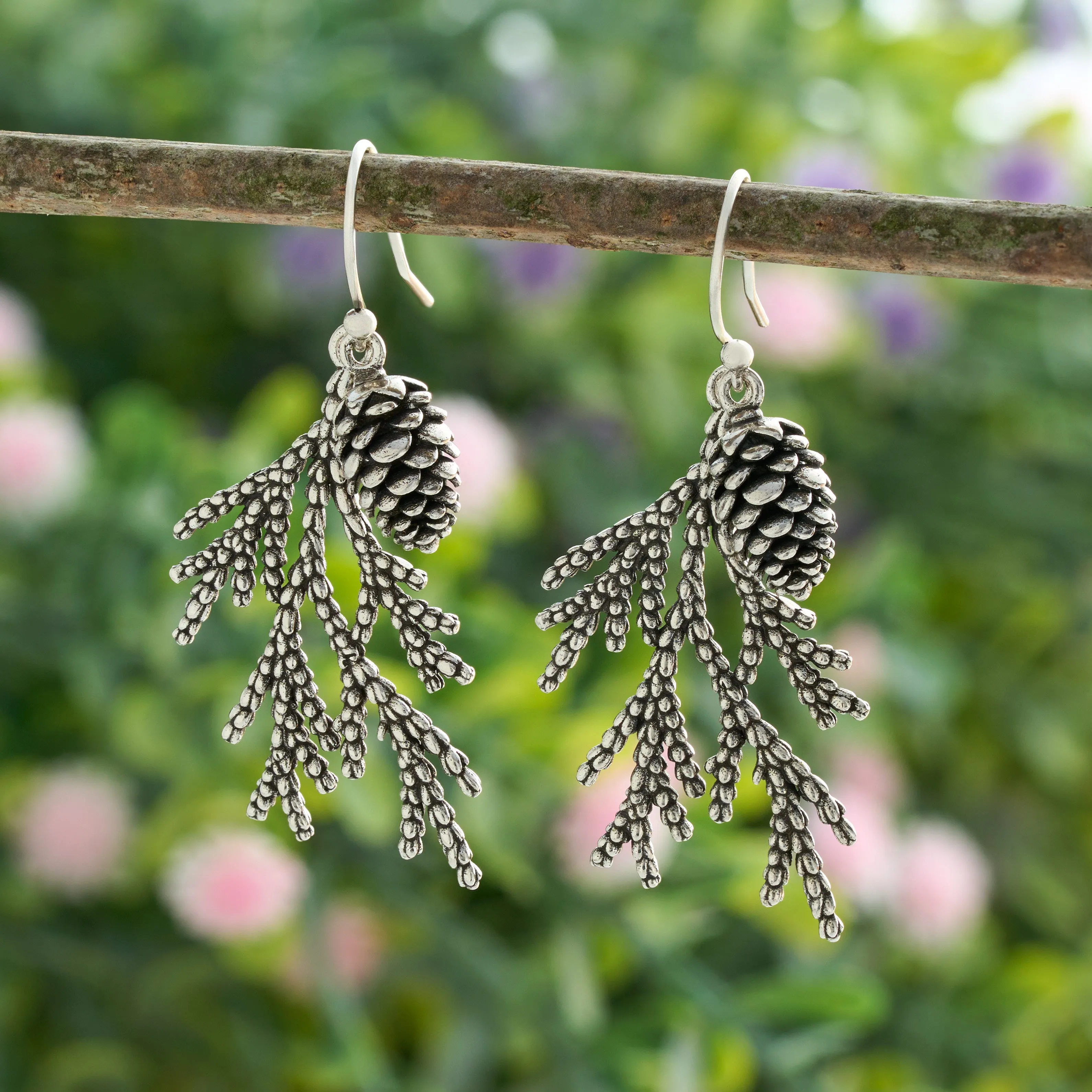 Pine Branch Earrings