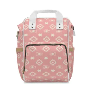 Pink Southwestern Bag Multifunctional Diaper Backpack for Moms to Be Bag for Diapers and Milk