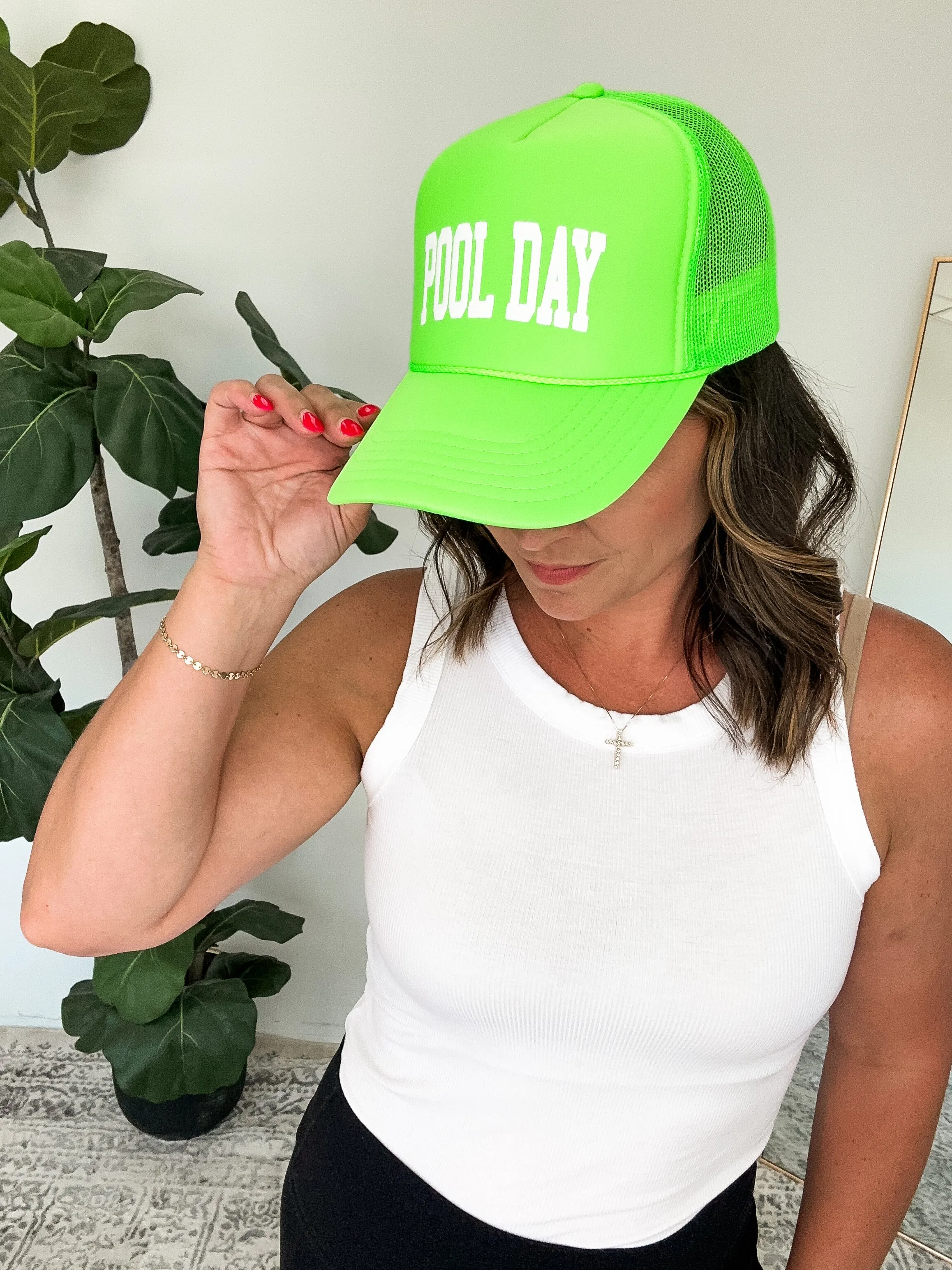 Pool Day Trucker Hat (2 COLORS)