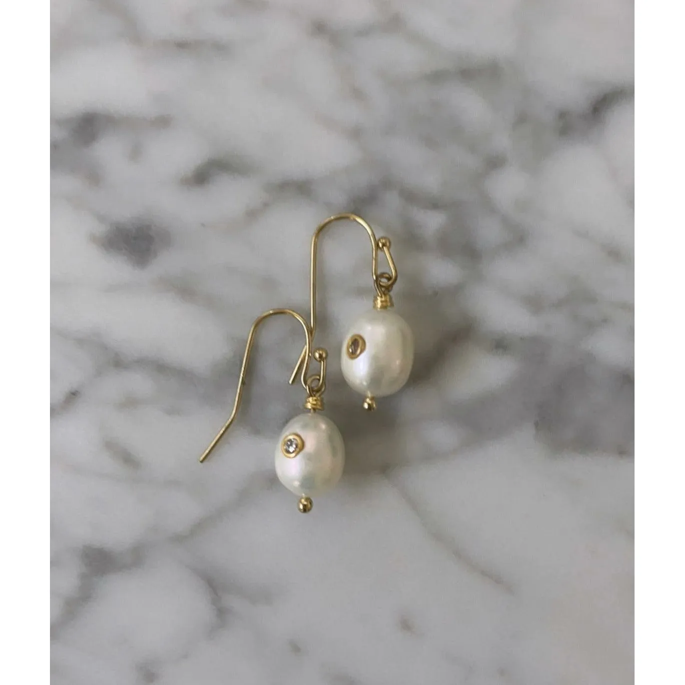 Positano Pearl Drop Earrings