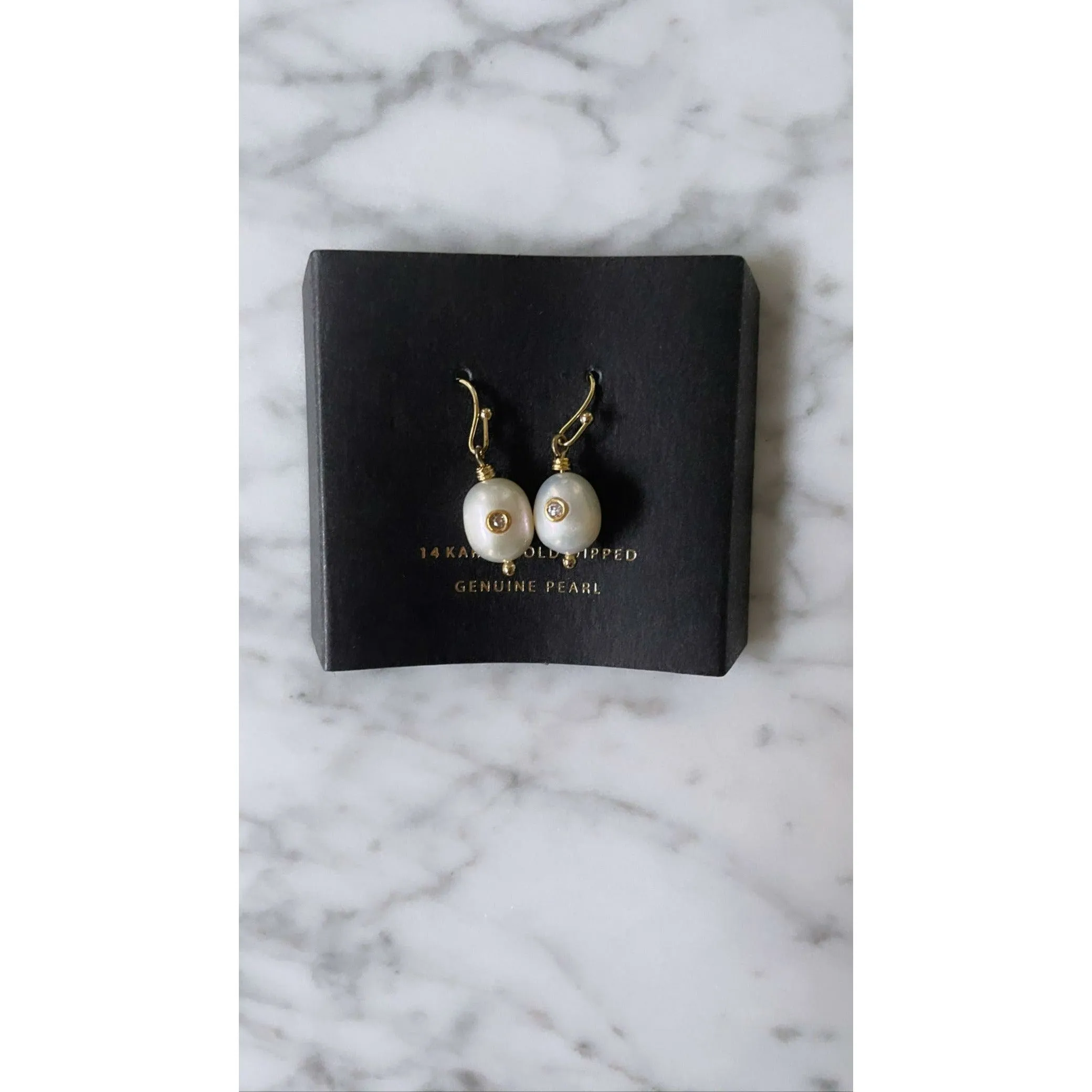 Positano Pearl Drop Earrings