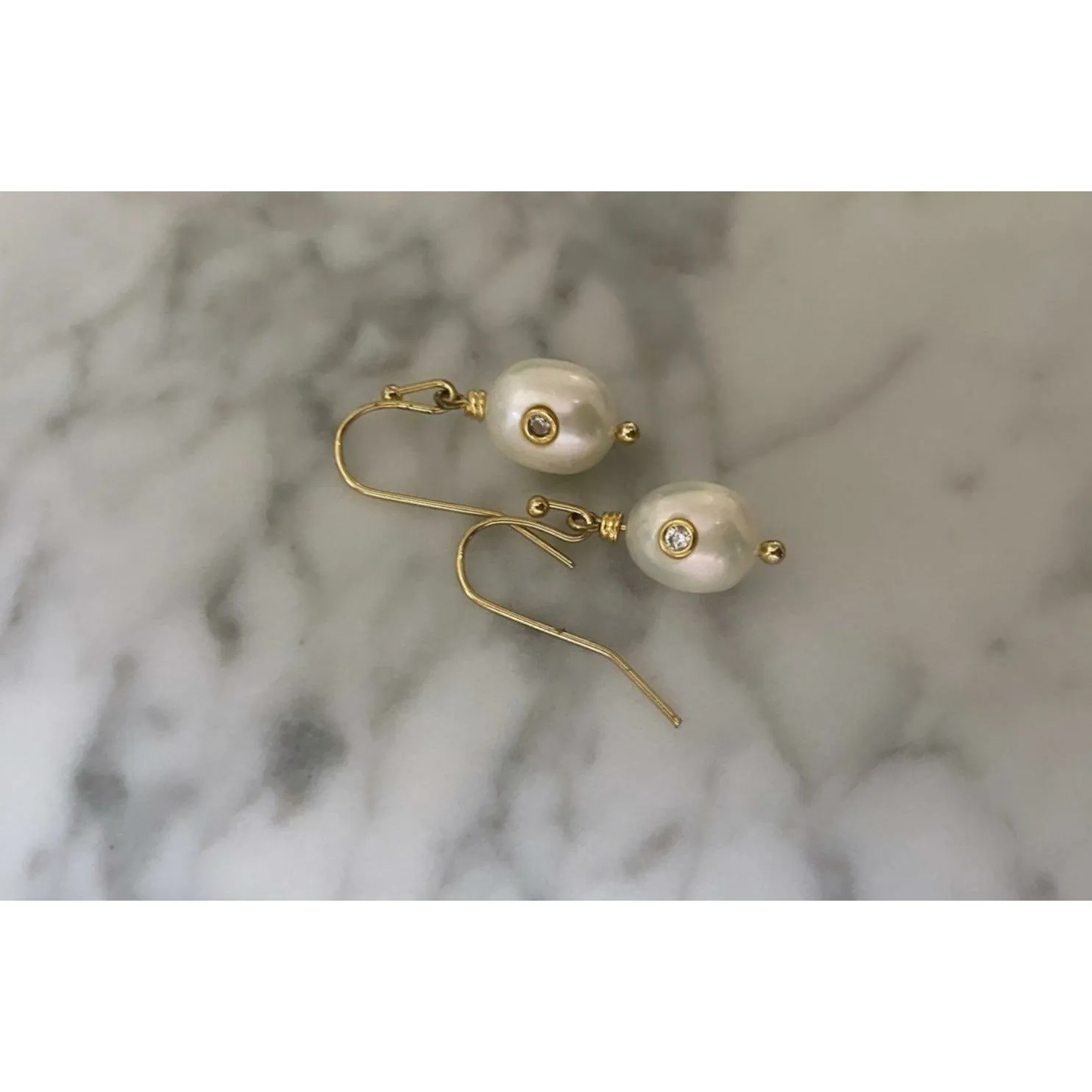 Positano Pearl Drop Earrings