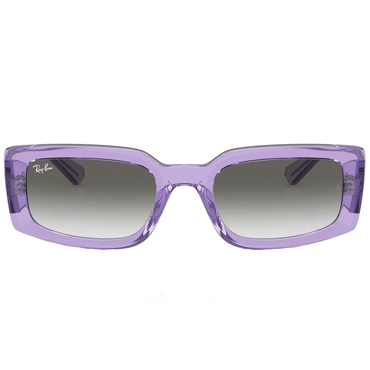 Ray-Ban Kiliane Bio-Based Sunglasses - Polished Transparent Violet/Green