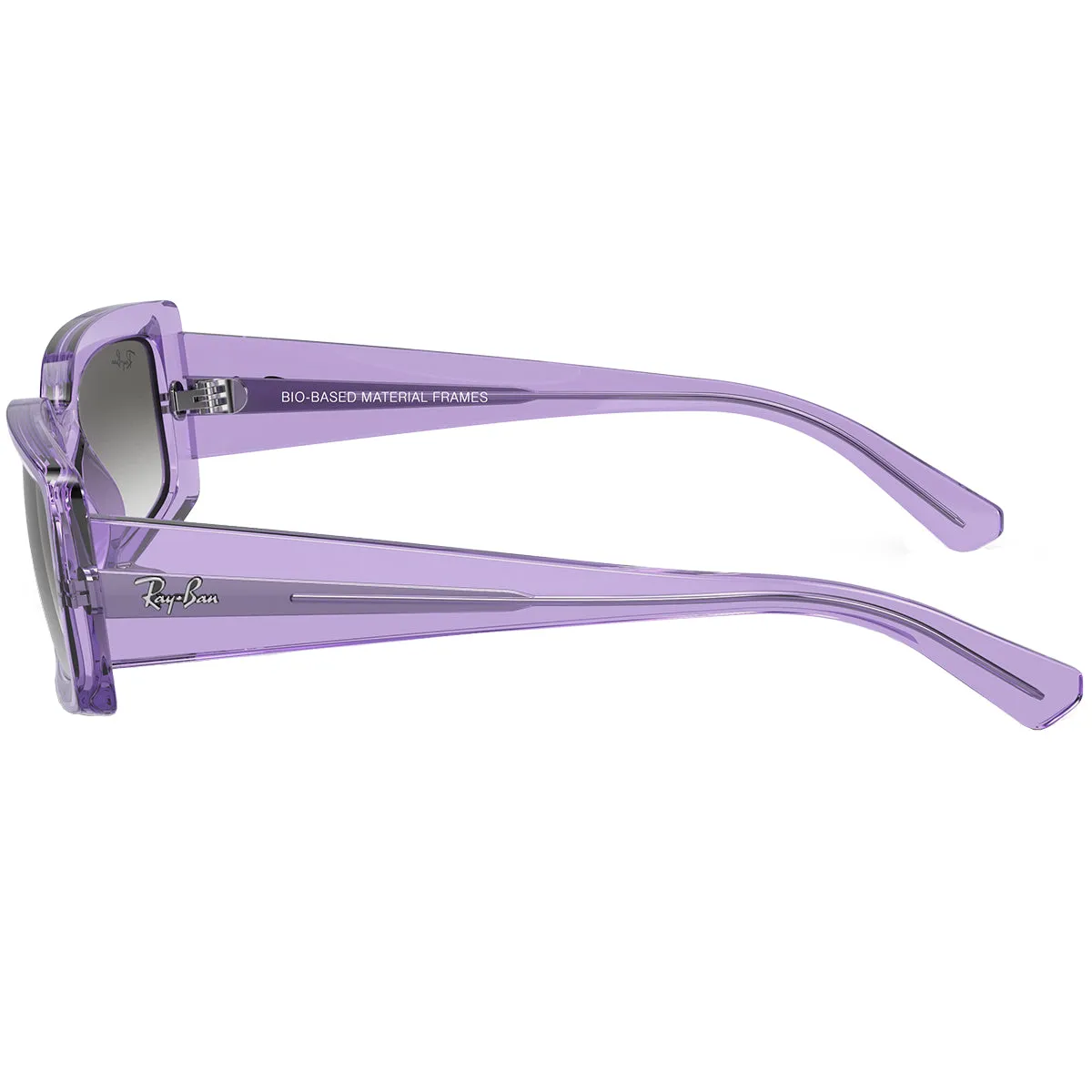 Ray-Ban Kiliane Bio-Based Sunglasses - Polished Transparent Violet/Green