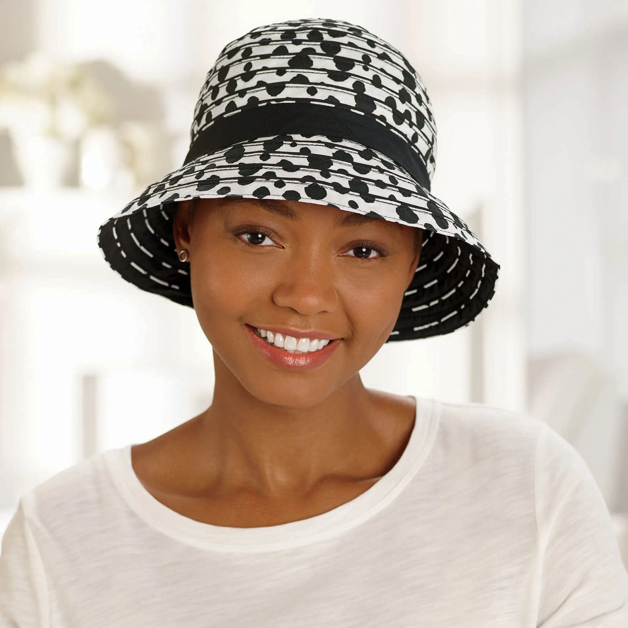 Reversible, Packable Cotton Sun Hat