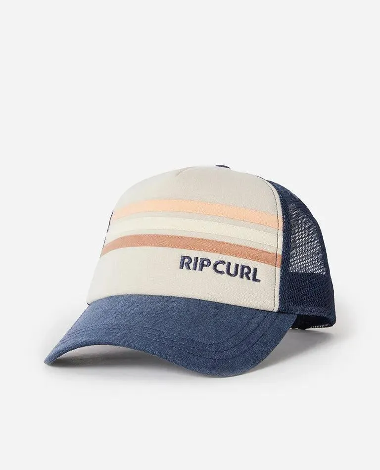 Rip Curl Mixed Revival Trucker Cap Navy Tan