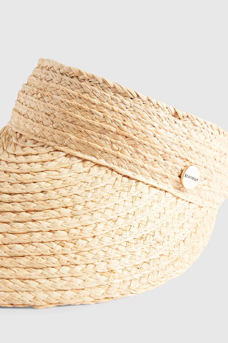 Shady Lady Raffia Visor