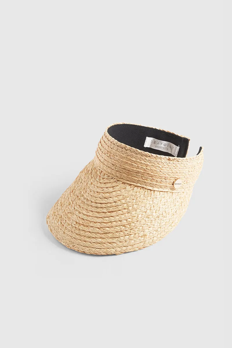 Shady Lady Raffia Visor