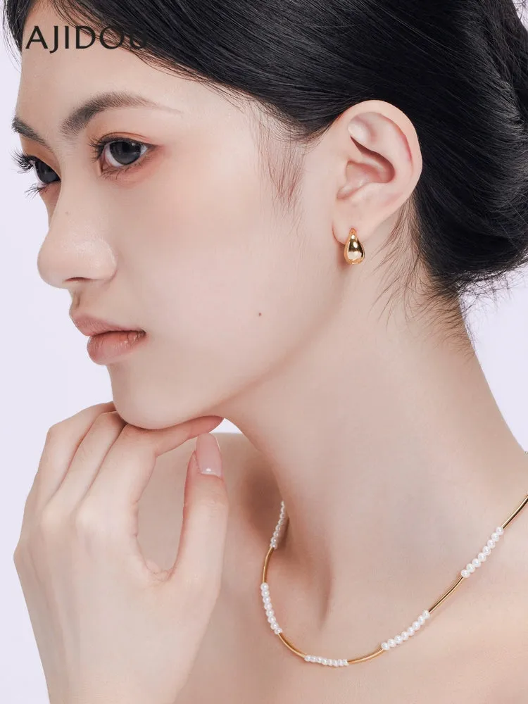 Small and Simple Niche Design High Class Elegant Earrings