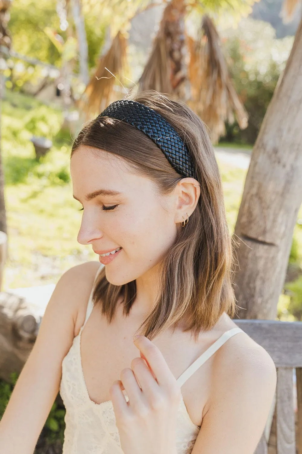 Solid Shade Woven Headband