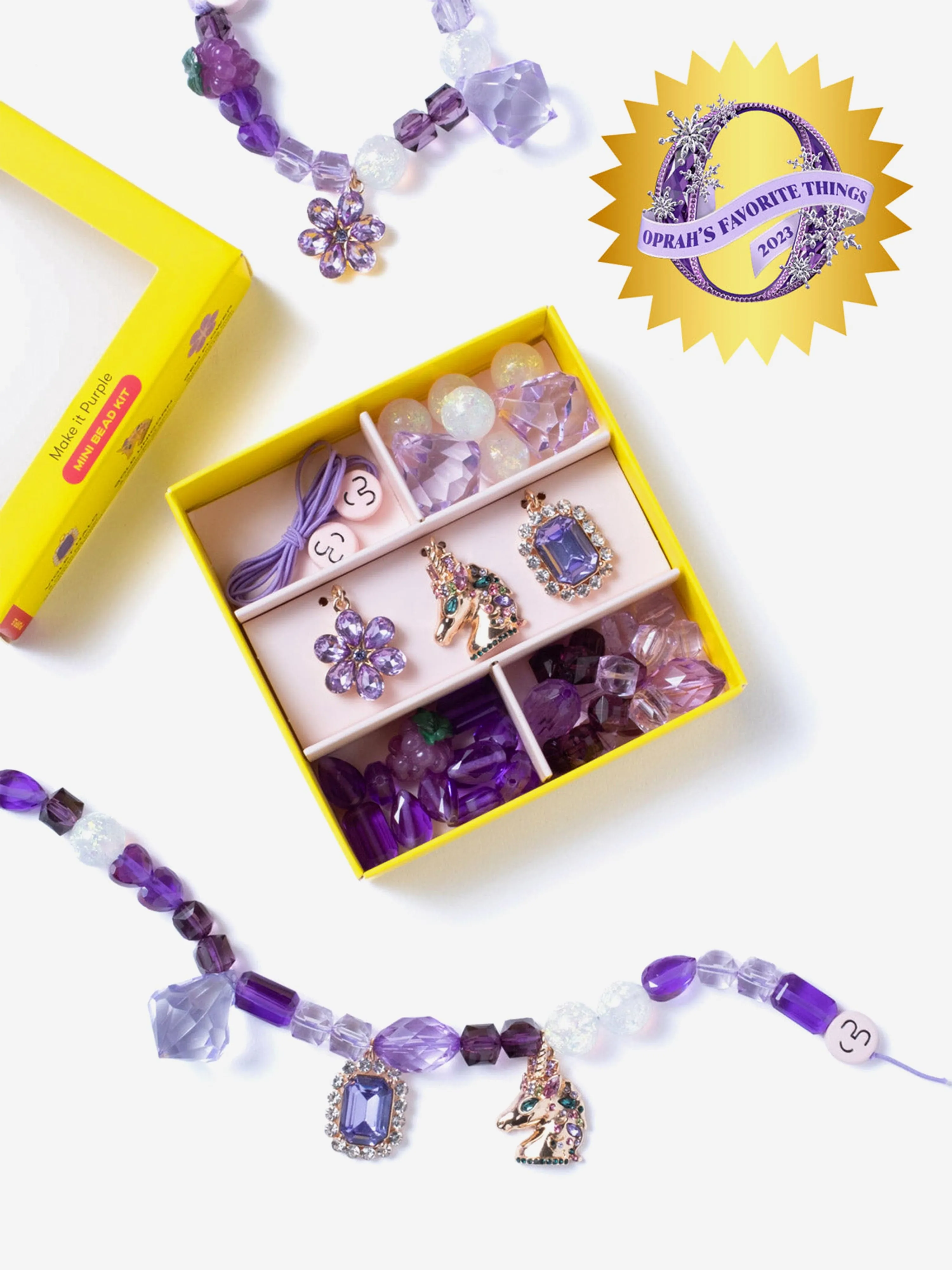 Super Smalls Girls Make it Purple Mini Bead Kit in Purple