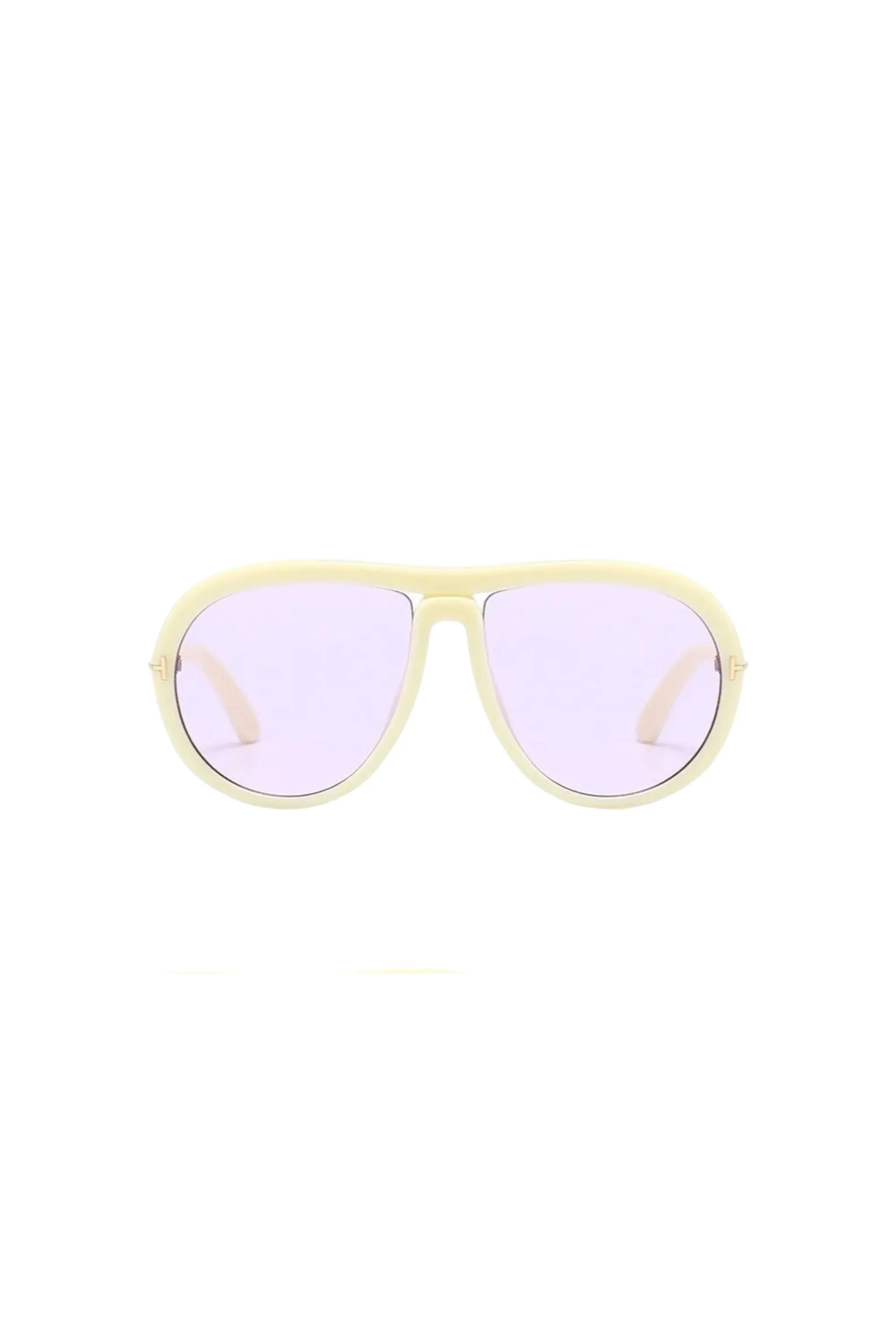 Tab Cream Pastel Sunglasses