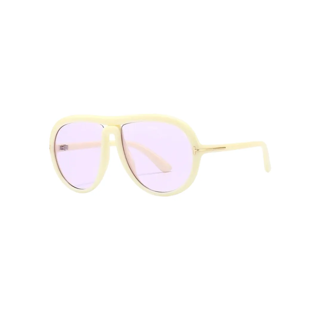 Tab Cream Pastel Sunglasses