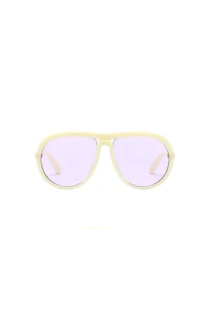 Tab Cream Pastel Sunglasses