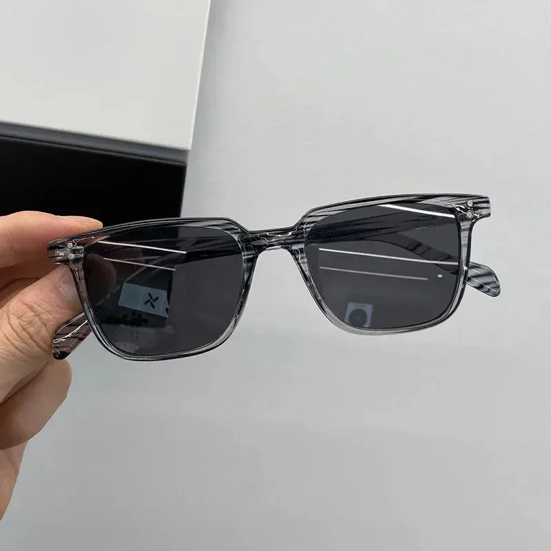 Vintage Men's Small Frame Square Sunglasses Women's Brand Designer Fashion Sun Glasses Men Driving Eyewear UV400 Oculos De Sol